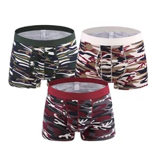 NXY 4 шт./компл. Для мужчин s, мужское нижнее белье, боксеры, хлопковые шорты-боксеры Камуфляж Нижнее белье Для мужчин трусы сексуальные мужские трусы Calzoncillo Hombre