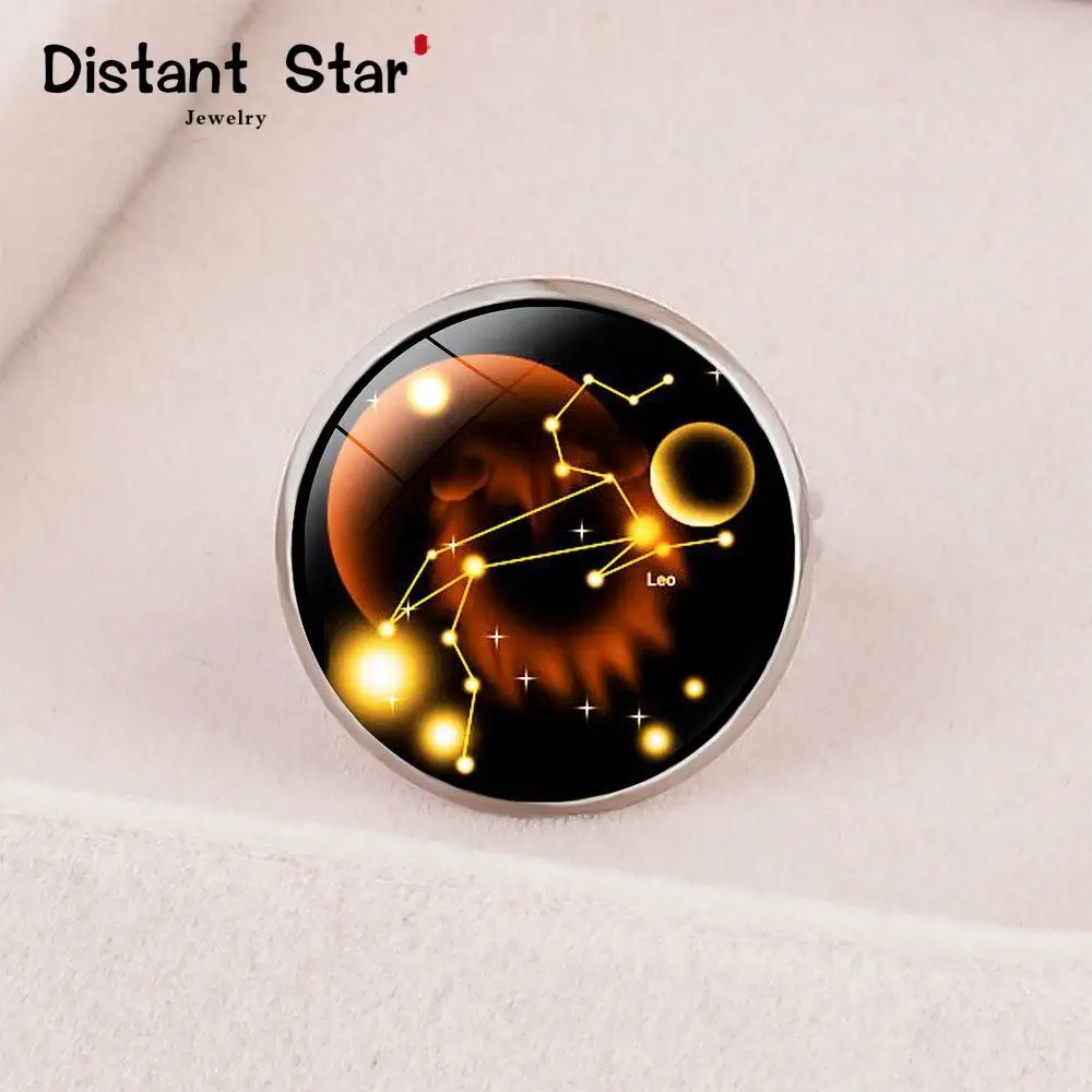 Женское кольцо с 12 созвездиями ювелирное изделие Козерог Скорпион рак Лев Овен