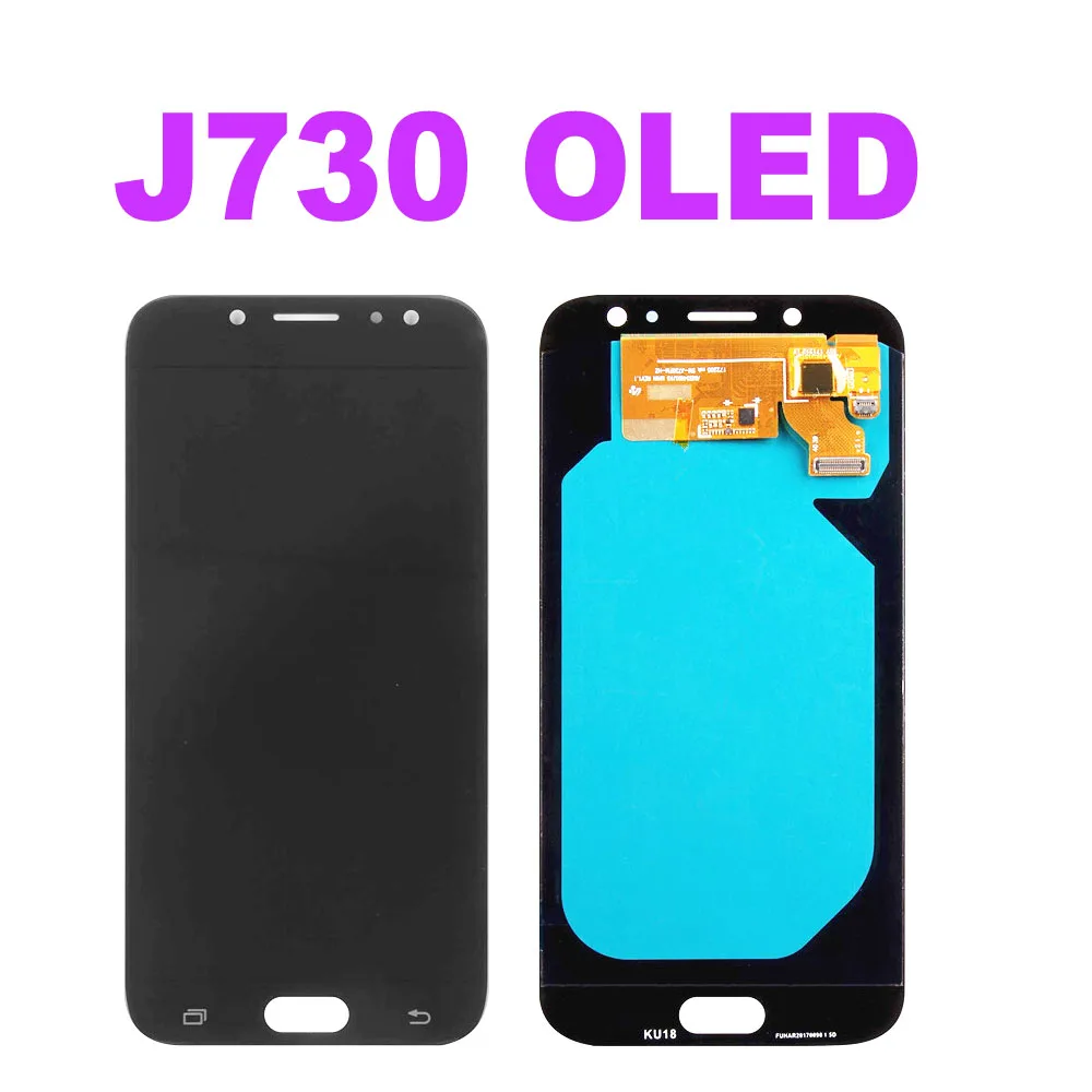 Amoled J730 LCD для Samsung Galaxy J7 Pro 2017 SM J730F ЖК экран с сенсорным экраном дигитайзер J5 J530 J530F