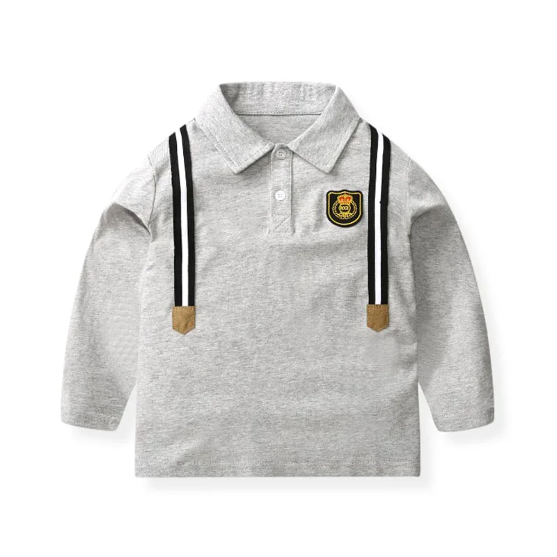 

Spring Autumn Children Baby Boys Long Sleeve Print Polo T-Shirts Kids Tops Tees Shirts Casual Blouse Clothes for Kids z
