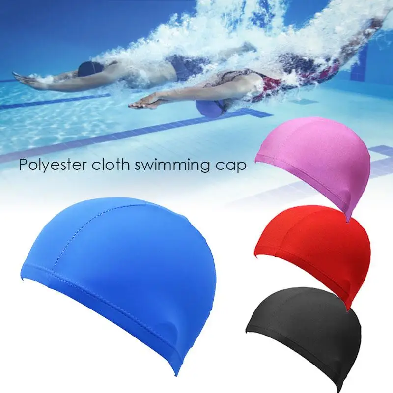 

High Elasticity Swim Hat Hats Swim Pool Hat Swimming Cap Waterproof Shower Fashion Polyester Swimming Hat