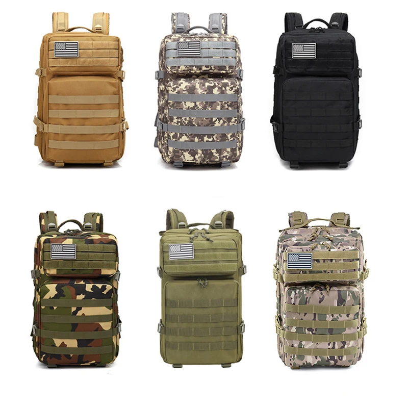 45l Large Capacity Army Tactical Backpacks Military Assault Bags