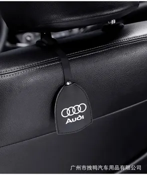 

1pcs Leather Multifunction hook up Universal Car Seat Back Hooks Hangers For Audi b5 b6 b7 b8 A3 A4 A4L A5 A6L C5 C6 RS4 RS5 Q3