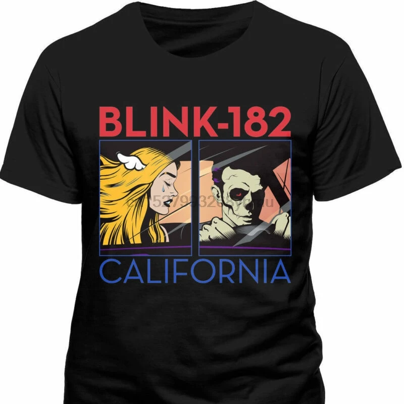 Новинка Официальная футболка Blink 182 из Калифорнии размер XL | Мужская одежда