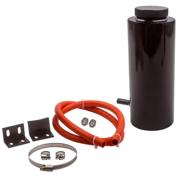 

800ML Aluminum Radiator Coolant Oil Catch Water Tank For Overflow Reservoir Oil Pipe 0.8L