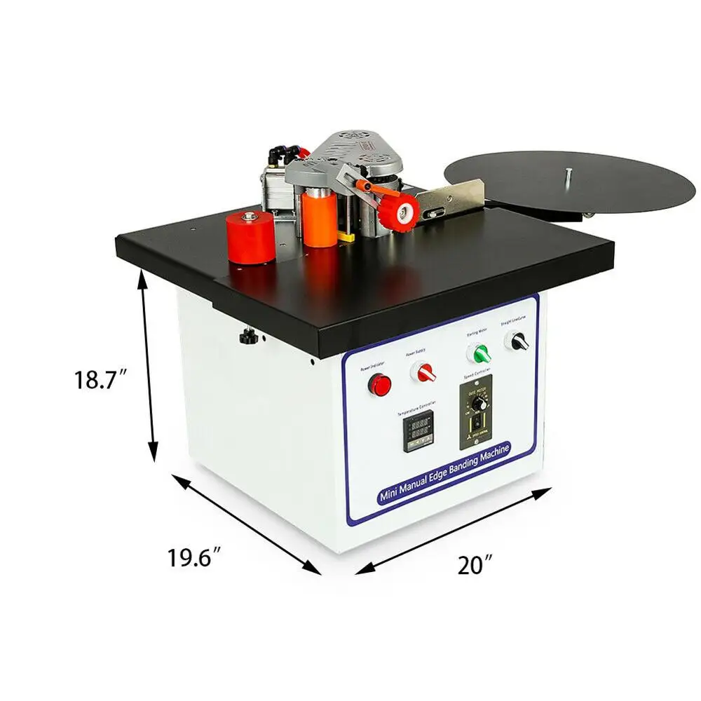 Details about   1200W 110V Woodworking Self Edge Banding Machine Glue Double Gluing Edge 1000ml 