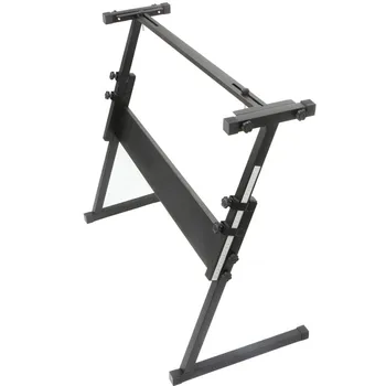 

Z-type Metal Iron Electronic Piano Stand Bracket Universal 49/61/76 Key Folding Adjustable Electric Organ Stand Holder
