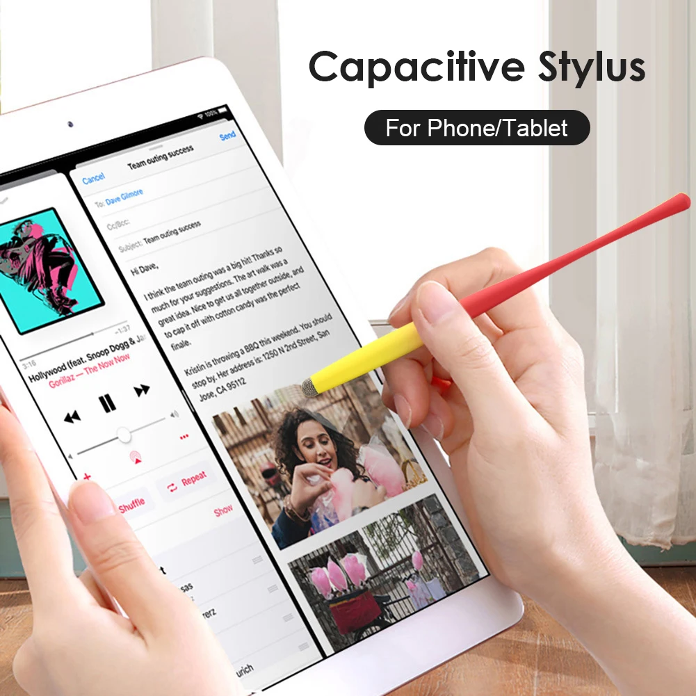 Gradient Stylus Pencil with Slim Waist and Fiber Tip