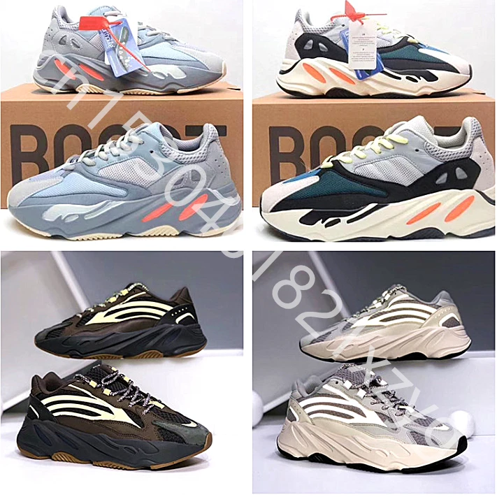 

2020 Authentic brand brand coconut shoes 700 glow-in-the-dark men's running shoes casual shoes lovers running shoes