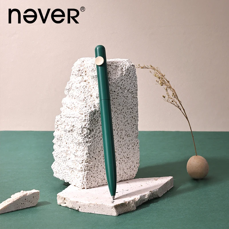 Retro Metal Gel Pen with Refill 0.5MM Switzerland Rotary for Xiaomi Metal Sign Pen for Office School Supplies writing pen