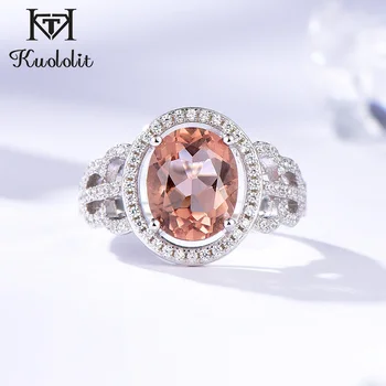 

Kuololit Zultanite Gemstone Rings for Women Solid 925 Sterling Silver Color Change Diaspore Handmade Bride Gifts Fine Jewelry