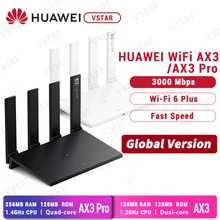 Versão global huawei wifi ax3 pro quad core wifi 6 + 3000mbps roteador sem fio huawe wifi ax3 duplo núcleo amplificador nfc fácil configuração