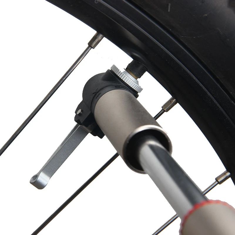 Ручной мини насос Mtb дорожный велосипедный с манометром воздушный для шин