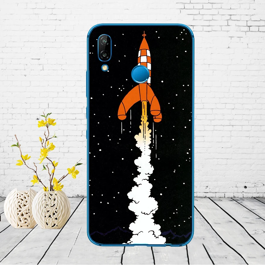 86DD Мягкий силиконовый чехол «Приключения Тинтина» чехол для Huawei P9 P10 P20 P30 Lite mate 10 20 PRO lite p smart