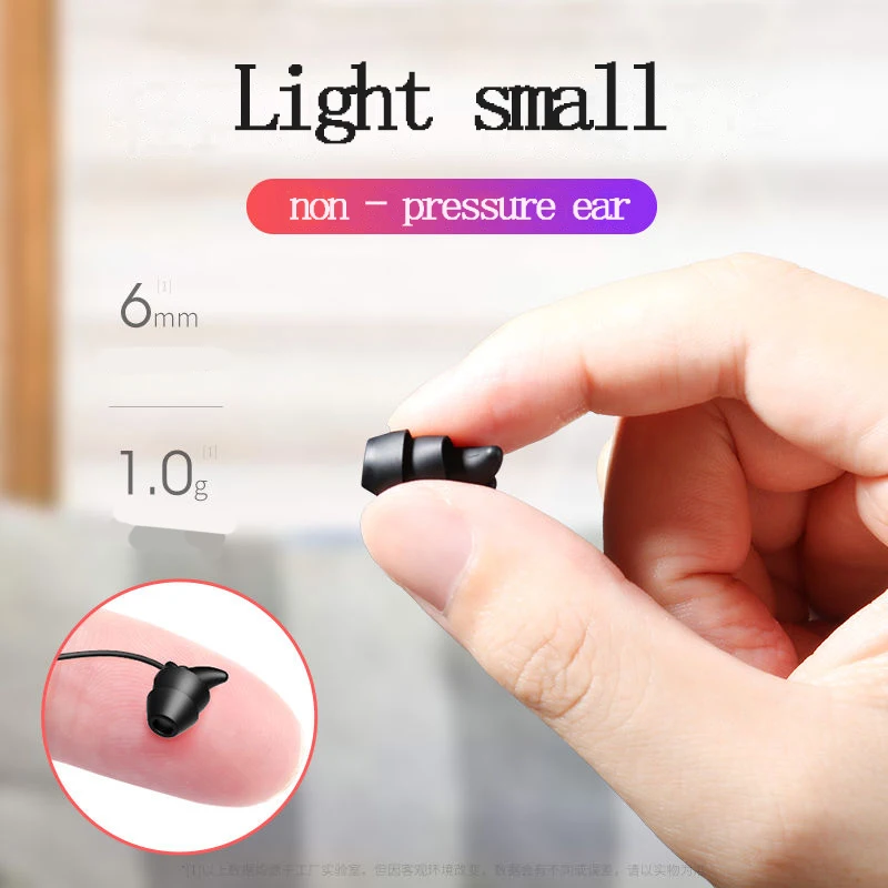 Newest Mini Sleep Headphones In ear Anti noise Noise Reduction ASMR Hifi Headset Sleeping Earbud Soft For Gifts Free Shipping