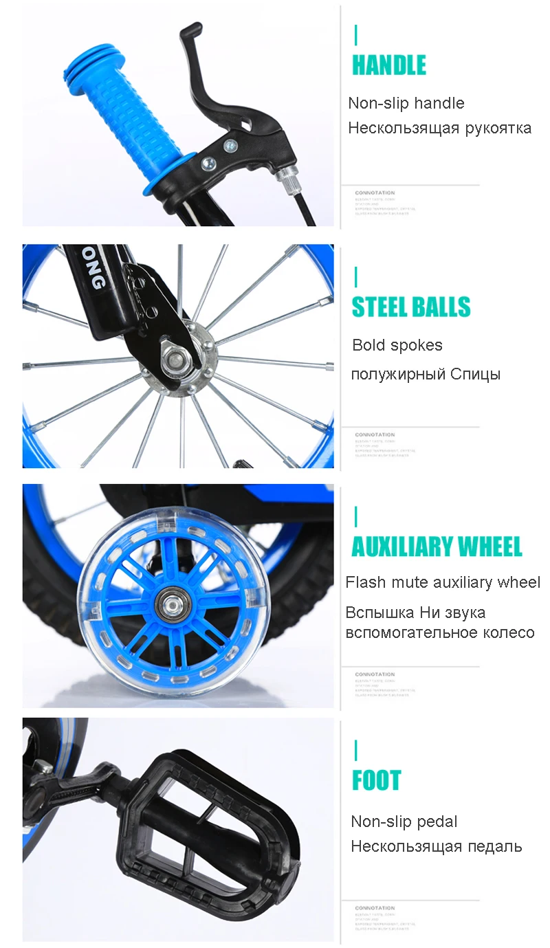 Lightweight children's bike 12/14/16/18 inch kid's bicycle High carbon steel bike for boy and girl gift Fashion cool bmx bicycle