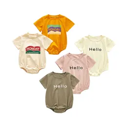 Baby Girl  Rompers Korean Style Soft Jumpsuit Toddler Boy Girl Fashion Duck Bodysuit Outfit Japanese