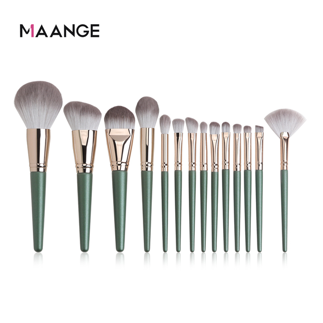 14 Pcs Makeup Brushes Set Powder Foundation Blush Eyeshadow Blending Brush Professional Make Up Brush Kits Beauty Tools