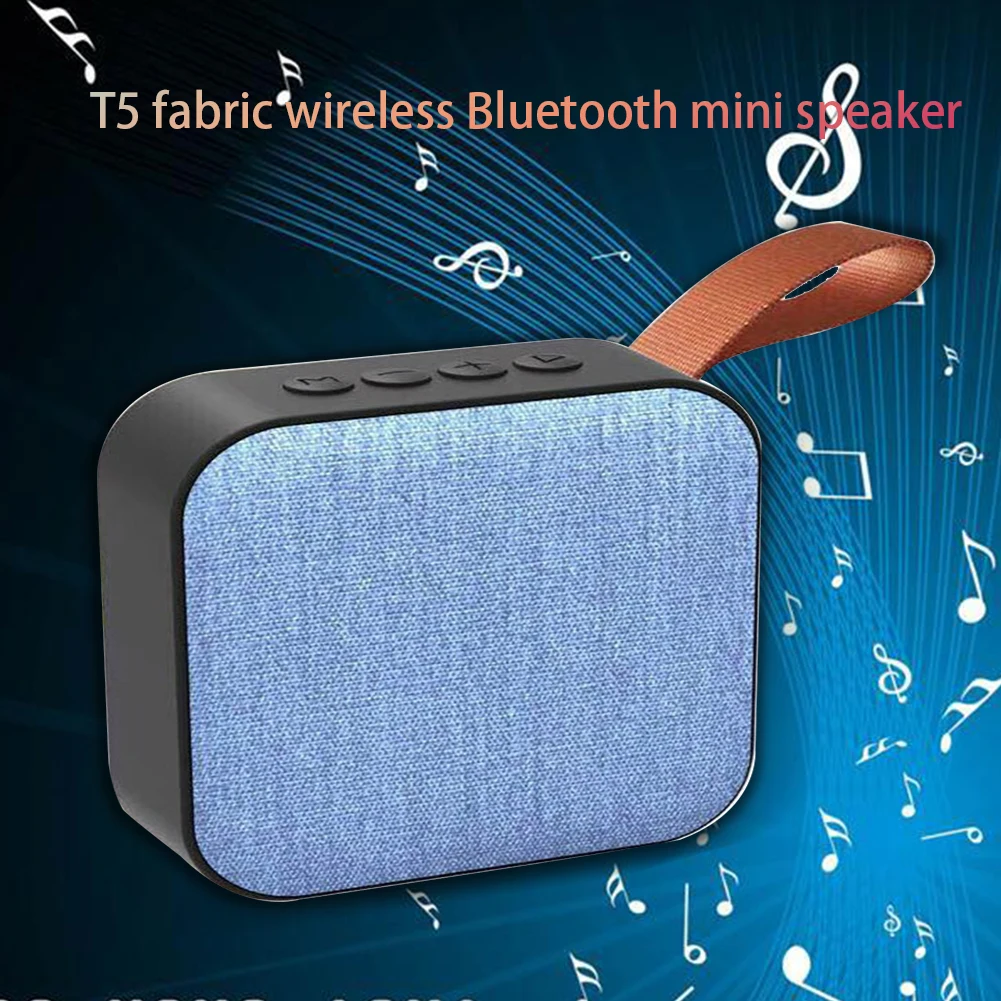 Bluetooth динамик Универсальный беспроводной музыкальный MP3 открытый портативный мини Водонепроницаемый Кнопка Стерео TF карта USB перезаряжаемая ткань