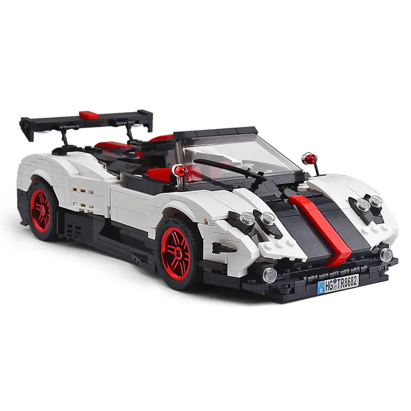 Yeshin Moc Technic машинки детские игрушки 882 шт белый Тарга Спортивная скоростная модель автомобиля Детский Рождественский подарок строительные блоки кирпичи