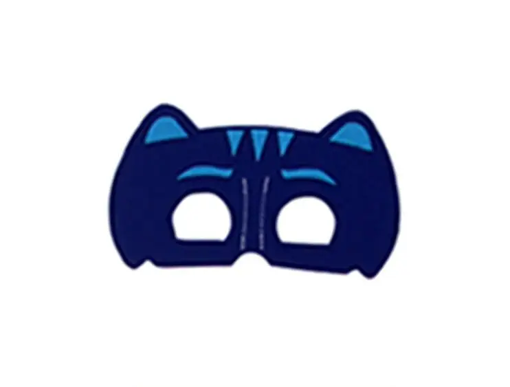 Pj Masks серия аниме детские игрушки маска накидка автомобиль фигурка модель детский подарок на день рождения - Цвет: Blue 01