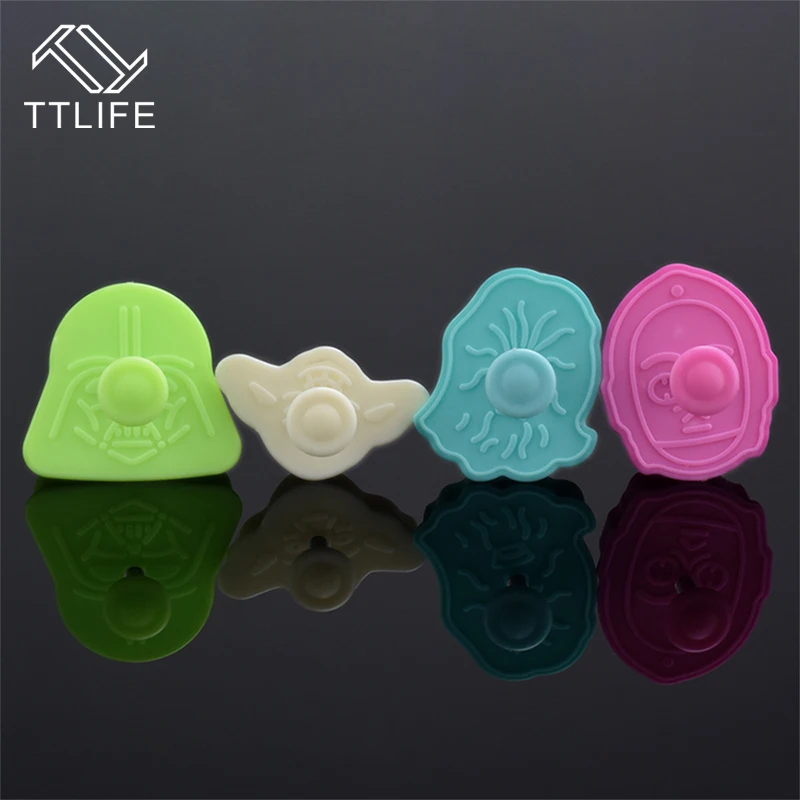 TTLIFE 4 шт./компл. силиконовые Звёздные войны формы для печенья нож для бисквита шоколада Foundant формы желе пудинг ручная форма для мыла и кондитерской выпечки