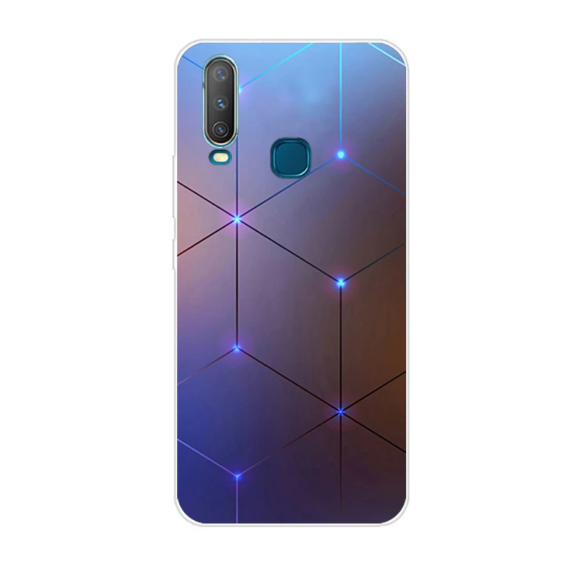 6,35 ''для Vivo Y17 Y15 Y 12 y 3 чехол мягкий TPU телефон крышка для Vivo Y 17 Y 15 Y 12 y 3 задняя крышка чехол силиконовый Coque Cool Funda