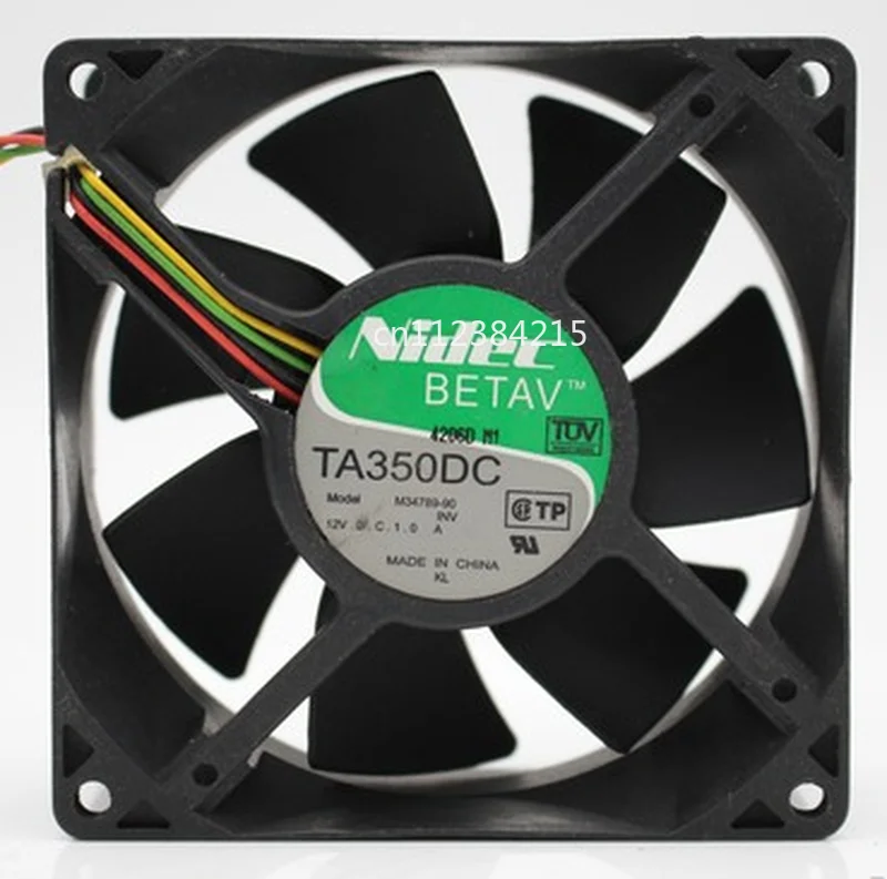 Для шасси-вентилятор Nidec TA350DC M34789-90 9238 92*92*38 мм 9 см DC 12 В 1,0 A 3 линии Сервер вентилятор охлаждения