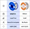 100g Новый свинцово-оловянные канифольное ядро проволочного припоя 0,8 мм 2% поток катушка для сварки линия припойная проволока рулон ► Фото 2/6