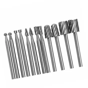 

12pcs Router Drill Bits Wood Rotary Files Set Woodwork Milling Burr Cutter Pack