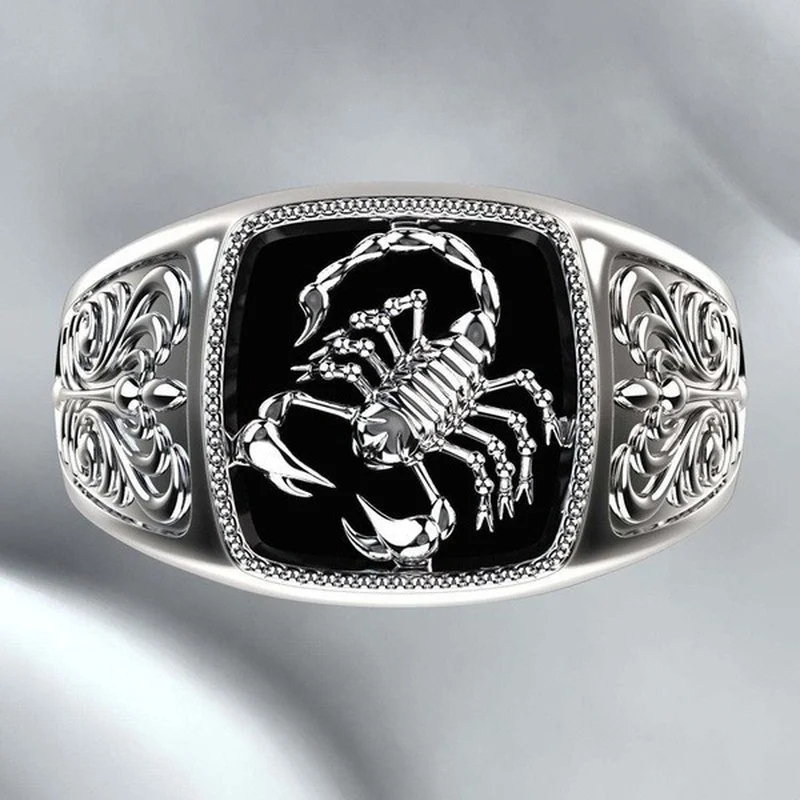 Scorpion Animal Punk Men' Ring Cheap Jewelry Accessories Wholesale Jewelry Men Rings Halloween Rings for Men Cool Chunky Rings - Image 4
