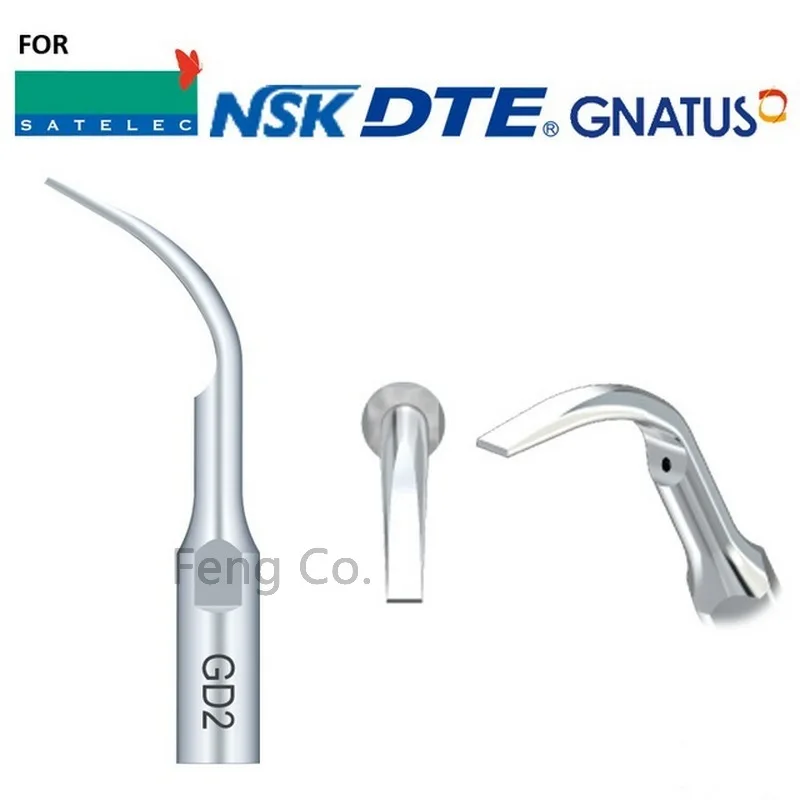 

GD2 Dental Ultrasonic Scaler Tips Scaling Endo Perio fit SATELEC NSK DTE GNATUS HU-FREIDY Handpiece Dentist Teeth Whitening