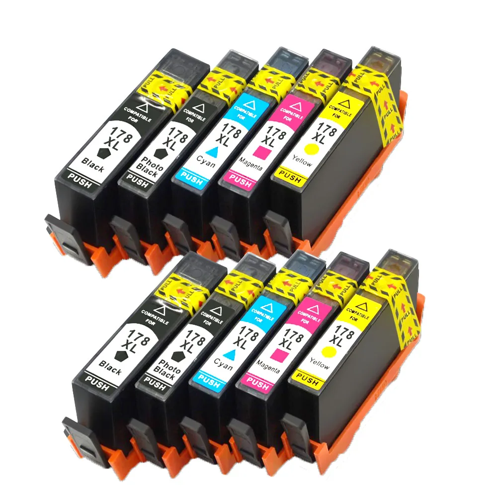 5PK совместимый картридж с чернилами Замена для hp 178 XL для hp 7515 5515 B109a B010b B209 B210 3070A 3520 6300 8550 309 принтер