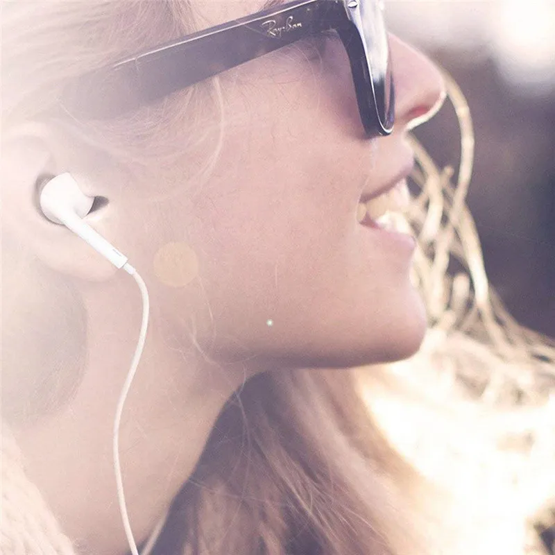 50PCS Lot Wholesale wire earphone For IPhone 7 8
