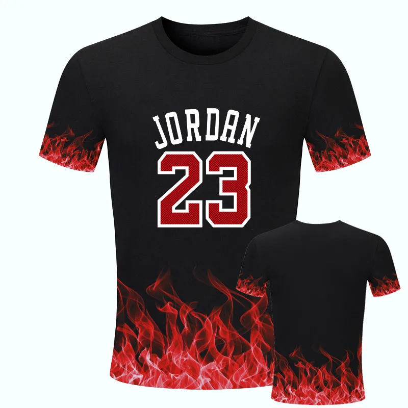 Горячая Распродажа jordan 23 человек футболка уличная модные camiseta 3D печати с белая футболка с короткими рукавами с О-образным вырезом Повседневное футболка