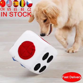 

Pet Sniffing Carpet Dog Smelling Training Toys Interactive Training Toy Colored Dice Shape Pet Accessories