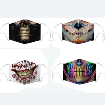 

Children Cotton Face Mask with Replaceable Filter Print Mouth Mask Reusable Dust Respirator Masks Washable Adjustable for Kids