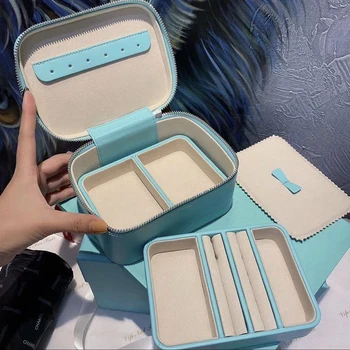 

Blue Color Jewelry storage bag