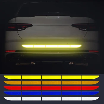 

Car Reflective Tape Sticker Exterior Warning Strip Reflect Tape Traceless Car Stickers Trunk Body Auto Accessories