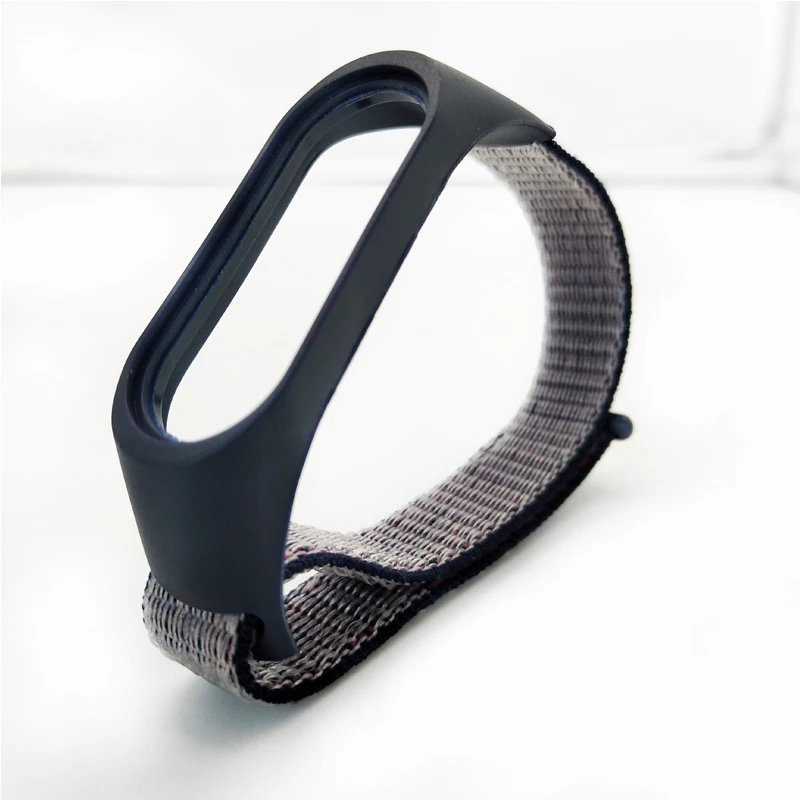 Midnight blue Спортивный ремешок-петля для Xiaomi mi, ремешок 4, 3, нейлоновый браслет mi band 4, 3, сменный Браслет correa, Xiaomi mi, ремешок 4, 3, ремешок - Цвет ремешка: Midnight blue
