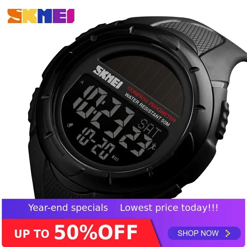 Часы мужские цифровые с компасом и ремешком на руку 1488|Цифровые часы| |