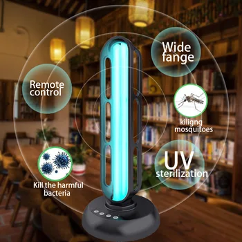 

220v38w ultraviolet disinfection lamp bedroom library school hospital remote control UVC sterilization lamp ultraviolet