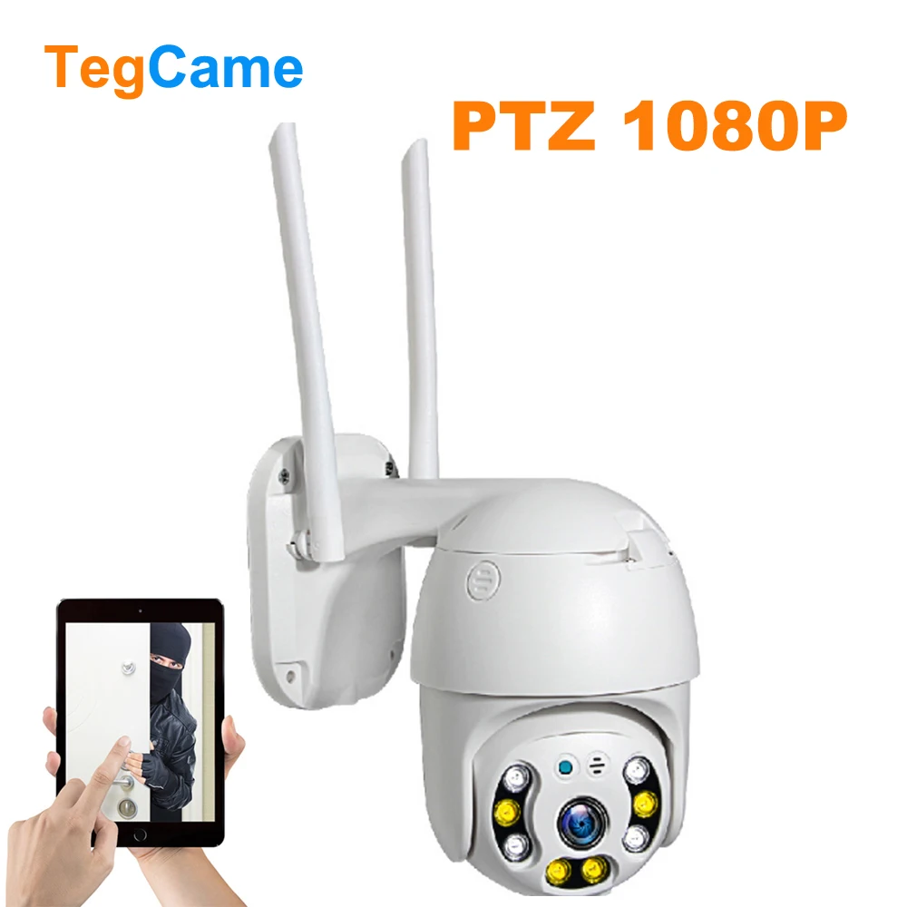 

HD PTZ Wifi IP Camera Wireless Security Camera Outdoor 1080P Surveillance Camara Audio Onvif 2MP IR Night Vision P2P Ycc365Plus