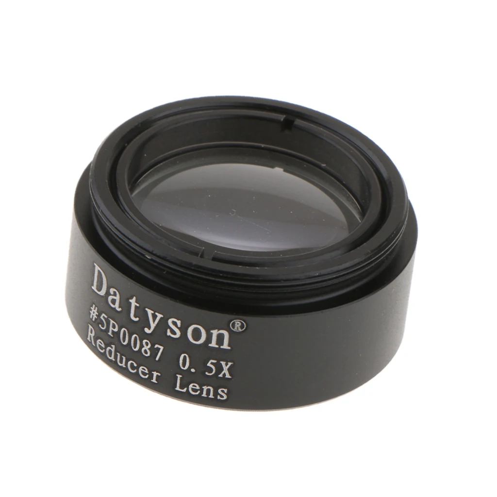 0.5x Barlow Lens 0.5X Focal Reducer Metal with M28*0.6 Thread for 1.25'' / 31.75mm Telescope Eyepiece Accessory