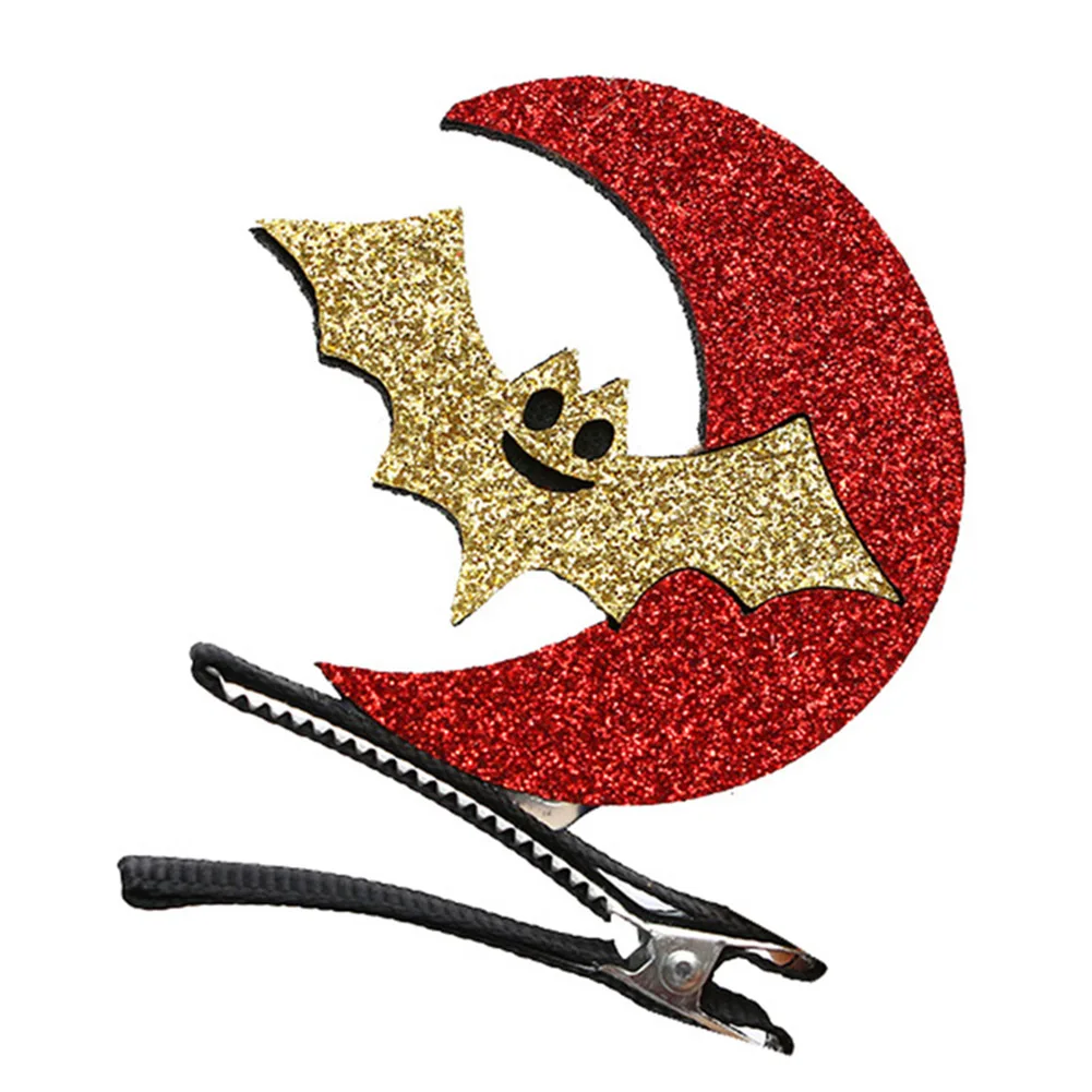 Хэллоуин заколка для волос Тыква призрак летучие мыши кошка ведьма шляпа