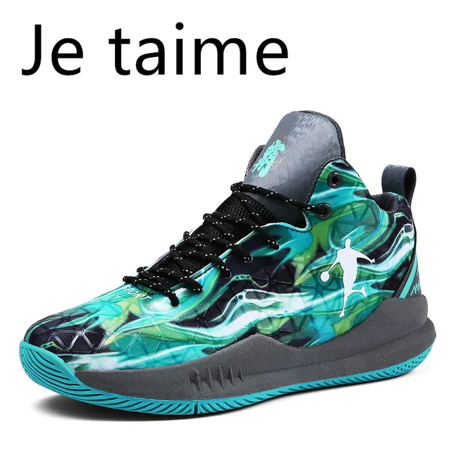 US $19.49 Man Light Basketball Shoes Breathable Antislip Basketball Sneakers Men Laceup Sports Gym Ankle Bo