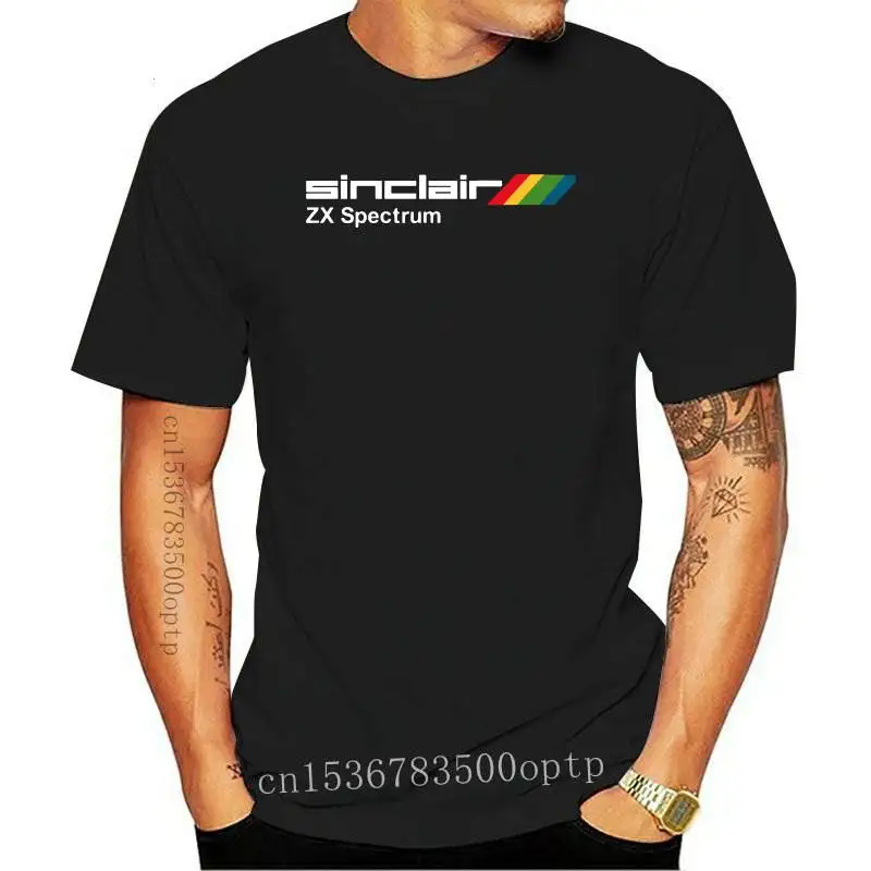 Новинка, Мужская футболка Zx Spectrum в стиле ретро с видеоиграми 80-х, Весенняя Мужская футболка с индивидуальным дизайном, размеры 5xl, забавная Повседневная интересная футболка Sh