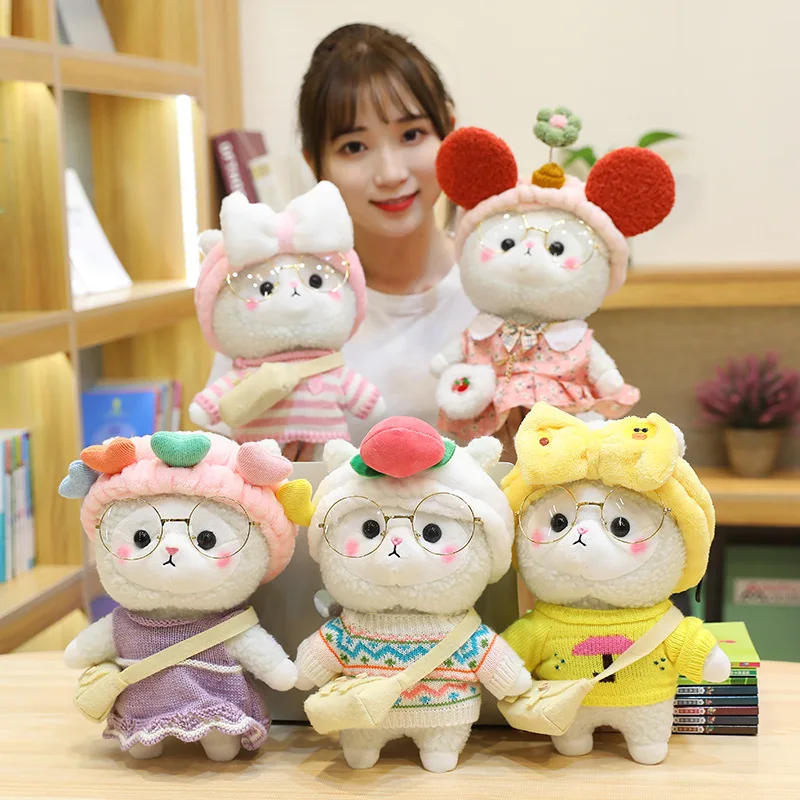 Милые одеты Альпака плюшевые игрушки мягкий плюш Alpacasso лама куклы-альпаки