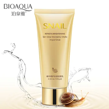 

BIOAQUA Snail Extraction Cleansing Organic Natural Gel Daily Face Wash Anti Aging Scrub Exfoliating Gel Deep Pore Cleansing