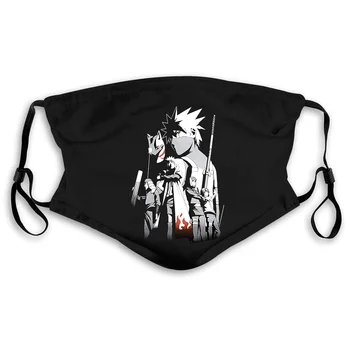

Ripple Junction Naruto Shippuden Kakashi Story Adult Black Mouth Mask Women's kid PM2.5